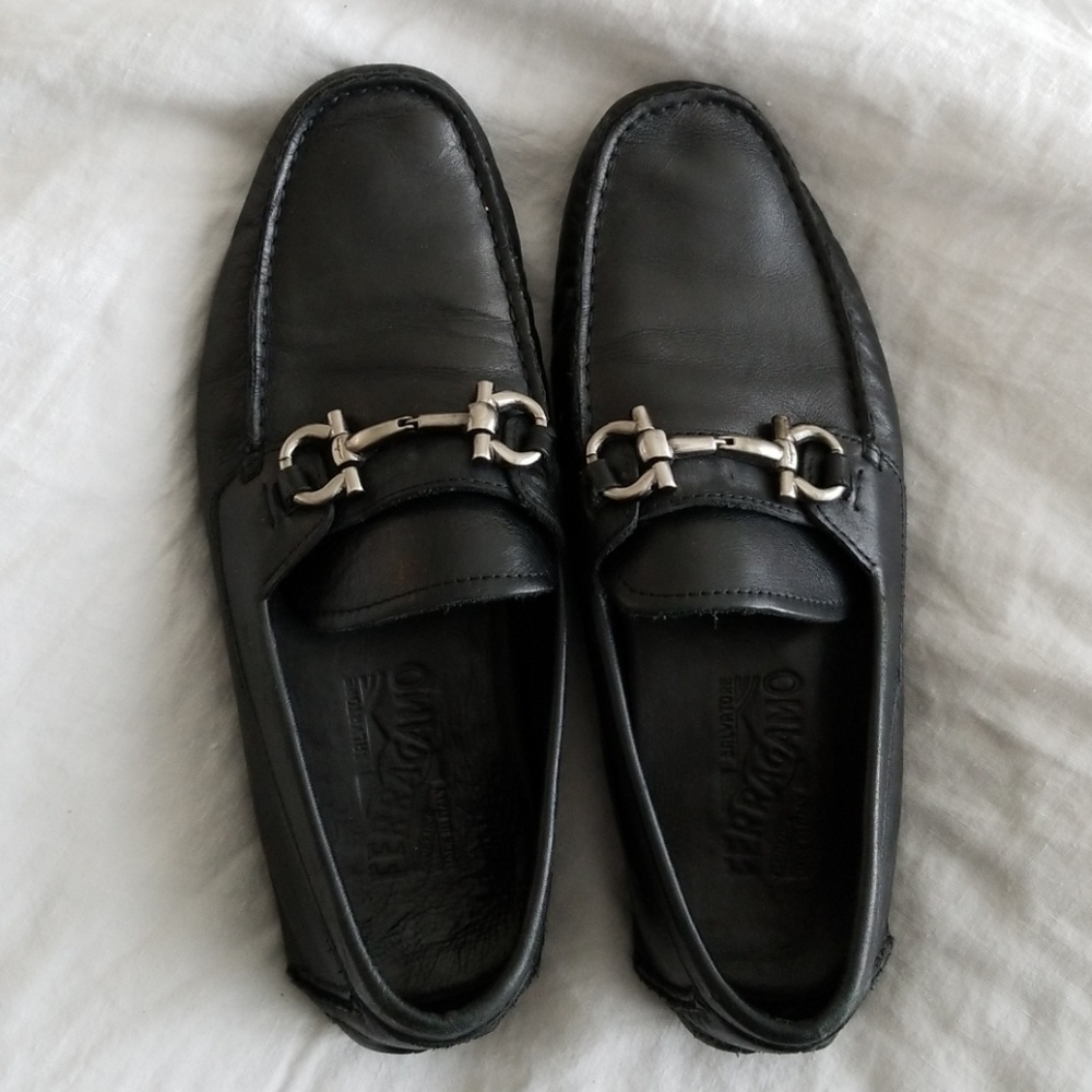 PRE OWNED Salvatore Ferragamo Driver shoes 41